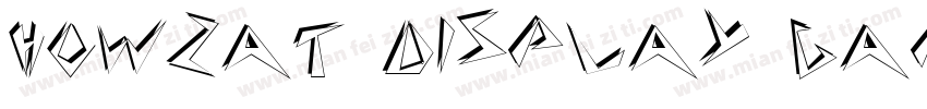 Howzat Display Caps SSi字体转换